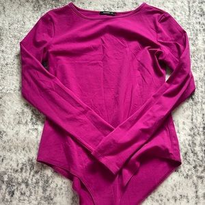 Hot pink bodysuit